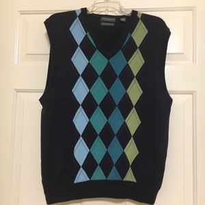 Lyle & Scott Navy Sweater Vest